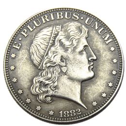 USA 1882 Shield Head Half Dollar Patterns Silver Plated Copy Coin