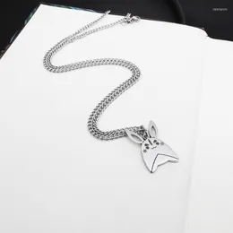 Chains Yaoyao Necklace Women Anime Genshin Impact Necklaces Woman Fashion Creative Couples Chain Stainless Silver Colour Collier Gift