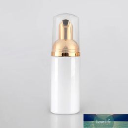 Factory Price 50ml Plastic Foaming Empty Foamer Facial Cleaner Bottle with Gold Pump Hand Wash Soap Mousse Dispenser Foam Bottle classic