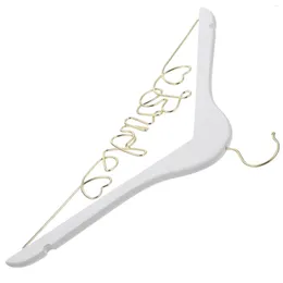 Hangers Bridal Hanger Wedding Day Anti-skid Dress Bride Wooden Gown Wire Clothes Metal