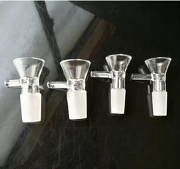 Smoking Pipes bongs Manufacture Hand-blown hookah Transparent 14mm cigarette adapter