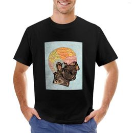 Men's Polos Brain Anatomy T-Shirt Sweat Shirts Summer Tops Black T Shirt Custom Men's Long Sleeve