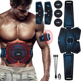 Core Abdominal Trainers Vibration Muscle Stimulator Massage EMS Abdominal Hip Trainer Electrostimulator Toner Weight Loss Body Slimming Abs Home Fitness 230606