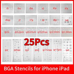 Lasfluxen BGA Reballing Stencil Kits Full Set IC Chip For iPhone 14pro max 14 plus 13 13pro 12 pro XS MAX XR 8p 7 6s 6 iPad High Quality