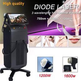 NEW 808nm Diode Laser hair removal machine 60 millions shots for all skin colors Free Shipment Painless lazer