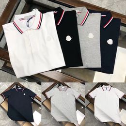 2023 Erkek Tasarımcı Polo Gömlek Yaz Gömlek Nakış Kısa Kollu Erkekler Tişört Asya Boyutu M-3XL
