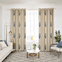 Curtain Popangel 2023 Fabric High Quality Luxury Modern European Style Jacquard Blackout Window Customised Curtains For Living Room