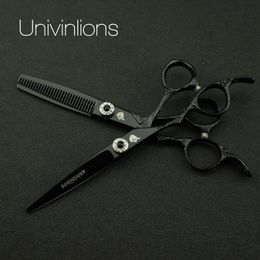 Tools 6" black barber left handed hairdressing scissors left hand hair scissors for lefty scissors for left handed shears lefty shears
