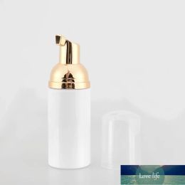 50ml Plastic Foaming Empty Foamer Facial Cleaner Bottle with Gold Pump Hand Wash Soap Mousse Dispenser Foam Bottle BPA Free