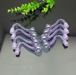 Smoking Pipes bongs Manufacture Hand-blown hookah Hot selling purple S glass pot and tobacco accessories