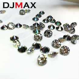 Loose Diamonds DJMAX 0.5-2ct Rare Gray Color Loose Stones VVS1 Excellent Cut Diamonds 230607