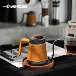 Tools Coffee Pour Over Kettle Gooseneck Spout Drip Coffee Maker Kettle 360/600ml Stainless Steel Pour Over Pot Set Goose Necked Kettle