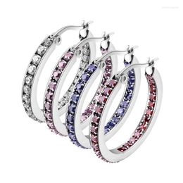 Hoop Earrings Exaggerated Fashion Trend Titanium Steel Material Women Prom Party Catwalk Big Circle Girls Jewellery