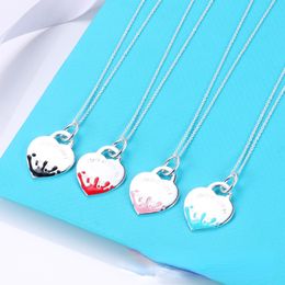 Love Necklace for Women EuropeAn-American Style Sweet Cool Ins Cold Style Niche Design Sense of High-grade Light Luxury Tide Clavicle Necklace