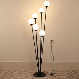 Floor Lamps Led Lamp Art Modern Minimalist Trapezoid GlassShade Living Room Home Decor Indoor Lighting Standing Bedroom Bedside