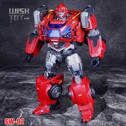 Transformation SW-02 SW02 Ironhide KO SS84 SW01 Ratchet SS82 Oversize Version Alloy Part Movie Series Action Figure Robot Toys L230522