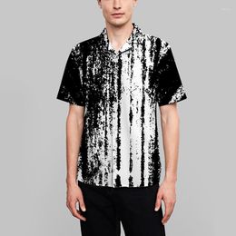 Men's Casual Shirts Mens Short Sleeve Print For Men Social Luxury Designer Clothes Hawaiian Party Club Shirt Elegant Classic Fashion