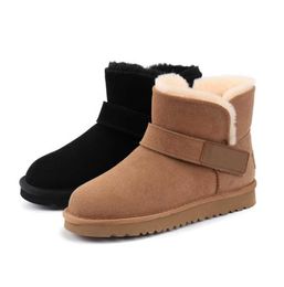 Boots 2023 new style Australia Snow boots fashion uggitys Restraining strap Design Woollen classic ugglie Winter warm shoes Wggs Advanced design 789ess