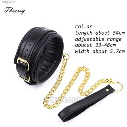 Thierry 3 Kinds of Superior Quality Collars for Roleplay Sex Products for Adult Sex Game Fetish Bondage Restraints for Couple L230518