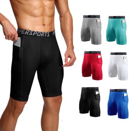 Men's Shorts Men Quick Dry Short Tights Men's Compression Running Shorts Gym Fitness Sport Leggings Male Underwear 230607