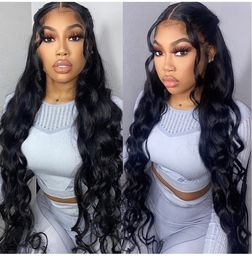 30 Inch 13x4 Lace Front Wig Body Wave Human Hair Wig Brazilian Loose Lace Frontal Wig For Women Lace Wig