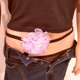 Romantic and elegant rose waist belly belt chain women summer Bikini adjustable rope body jewelry ladies party gift