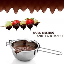 Stainless Steel Chocolate Melting Pot Double Boiler Milk Bowl Butter Candy Warmer Pastry Baking Tools