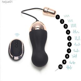 HIMALL Wireless Remote Control Vibrator Adult Sex Toy Powerful Bullet Vbrating Egg Product for Women Kegel Ball Erotic Massage L230518