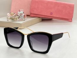 2023 Sunglasses For Women Designers 02YS Style Anti-Ultraviolet Retro Plate Full Frame Glasses Random Box