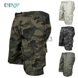 Men's Shorts Men's Military Cargo Shorts 2022 Army Camouflage Tactical Joggers Shorts Men Cotton Loose Work Casual Short Pants Plus Size 5XL J230608