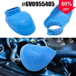 New For Skoda Windshield Glass Cleaning Tank Spray Bottle Cover #6V0955485 #000096706 Anti-dust Caps Car Interior Parts Accessories