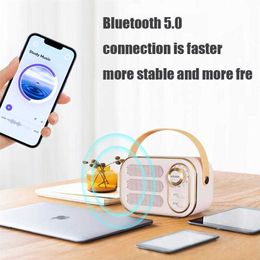 Portable Speakers Retro Classical Bluetooth-compatible Speaker Music Player Sound Stereo Portable Decoration Speakers Travel Music Player
