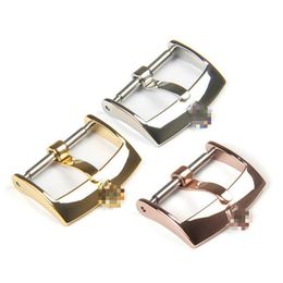 Fashion Brand Series Watch Accessories Replacement Lux Stainless Steel Buckle Polished Strap Pin Buckle Belt Buckle 16mm 18mm 20mm291d