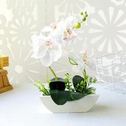 Decorative Flowers Eco-friendly Multiuse Non-fading Scene Setting Artificial Flower For Home Pot Plant Simulation