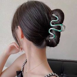 Dangle Chandelier Alloy Snake Hair Crab Hair Pins Women Silver Golden Hairpins Hair Claws For Girls Ponytail Barrette Hair Accessories Z0608