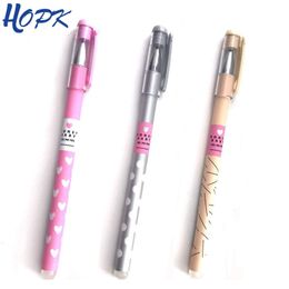 Ballpoint Pens 3 Pcs Set Heart Dots Erasable Pen Blue Black Ink 038mm For School Office Writing Supply Kids Stationery 230608