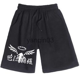 Men's Shorts Anime Tokyo Revengers Loose Shorts Men Casual Harajuku Oversized Streetwear Male Summer Black Shorts Japanese Fashion Clothes J230608