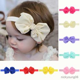 Hair Accessories Girl Newborn Bows Bowknot Bandage Baby Headband Ribbon Handmade DIY Toddler Infant Kids R230608