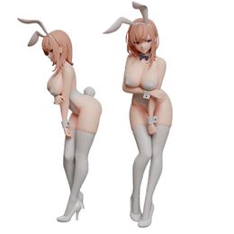 Action Toy Figures 23cm SkyTube Astrum Design Anime Figure White Bunny Girl Action Figure Mai Sakurajima Bunny Figure Collectible Model Doll Toys 230608