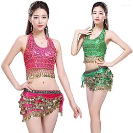 Stage Wear Women India Dance Clothing Oriental Belly Costumes Suit Adult Party Club Outfit Sexy High Quality Multi Colors