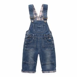 Overalls Children's Infant Soft Denim Bib Pants Baby Boy Girl Jeans Casual Trousers Classic Spring Autumn 230608