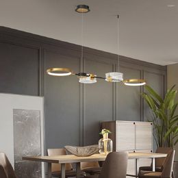 Pendant Lamps LED Lamp Modern For Dining Room Kitchen Restaurant Cafe Creative Gold Ceiling Indoor Light