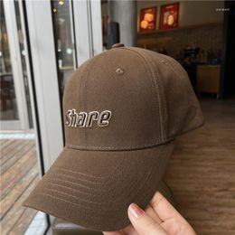 Ball Caps Spring Summer Letters Baseball Men Women 5 Colours Adjustable Casual Sun Visors Hat Black White Beige Blue Coffee