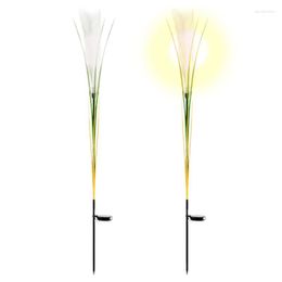 Solar Garden Lights Outdoor Decorative Decoration Stake Flower For Patio Yard Lawn