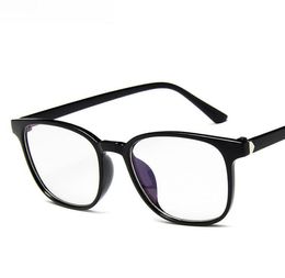 Sunglasses Fashion Glasses Frame Women Okulary Black Eye Vintage Clear Lens Fake Square Optical Spectacle