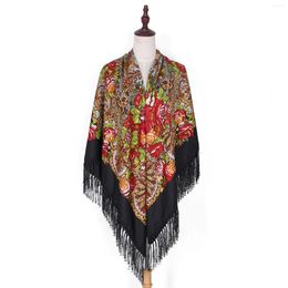 Scarves Scarf For Hair Fashion Women Printing Soft Shawl Bohemian Ethnic Style Tie Tassel Shawls