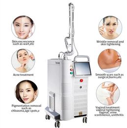 Professional 60w Co2 Fractional Laser Machine Metal Tube Old Scar Stretch Mark wrinkles Remover Skin Lifting skin rejuvenation vaginal tighten laser machine