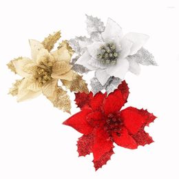 Decorative Flowers Artificial Flower Christmas Tree Pendant Birthday Wedding Venue Decoration PVC