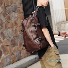 Factory outlet brand bag original design crazys horses leather backpack Crazy Horse retro old men and women backpacks Fashionable