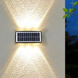 Wall Lamp Solar Outdoor Waterproof Villa Courtyard On Both Sides Sun Room Garden